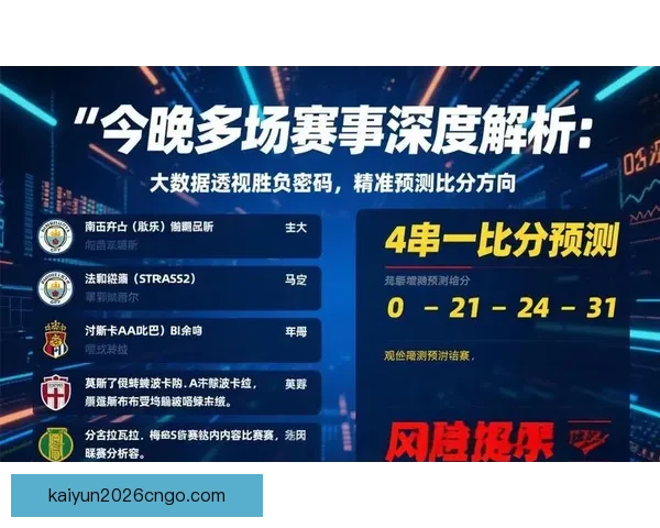 精准数据解读助力胜负预测打造最强足球竞猜攻略 精准数据解读助力胜负预测打造最强足球竞猜攻略